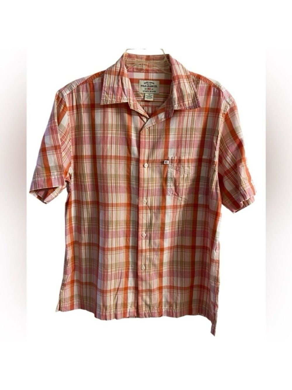 Ralph Lauren vintage Multicolor Plaid Button Down Shirt Large